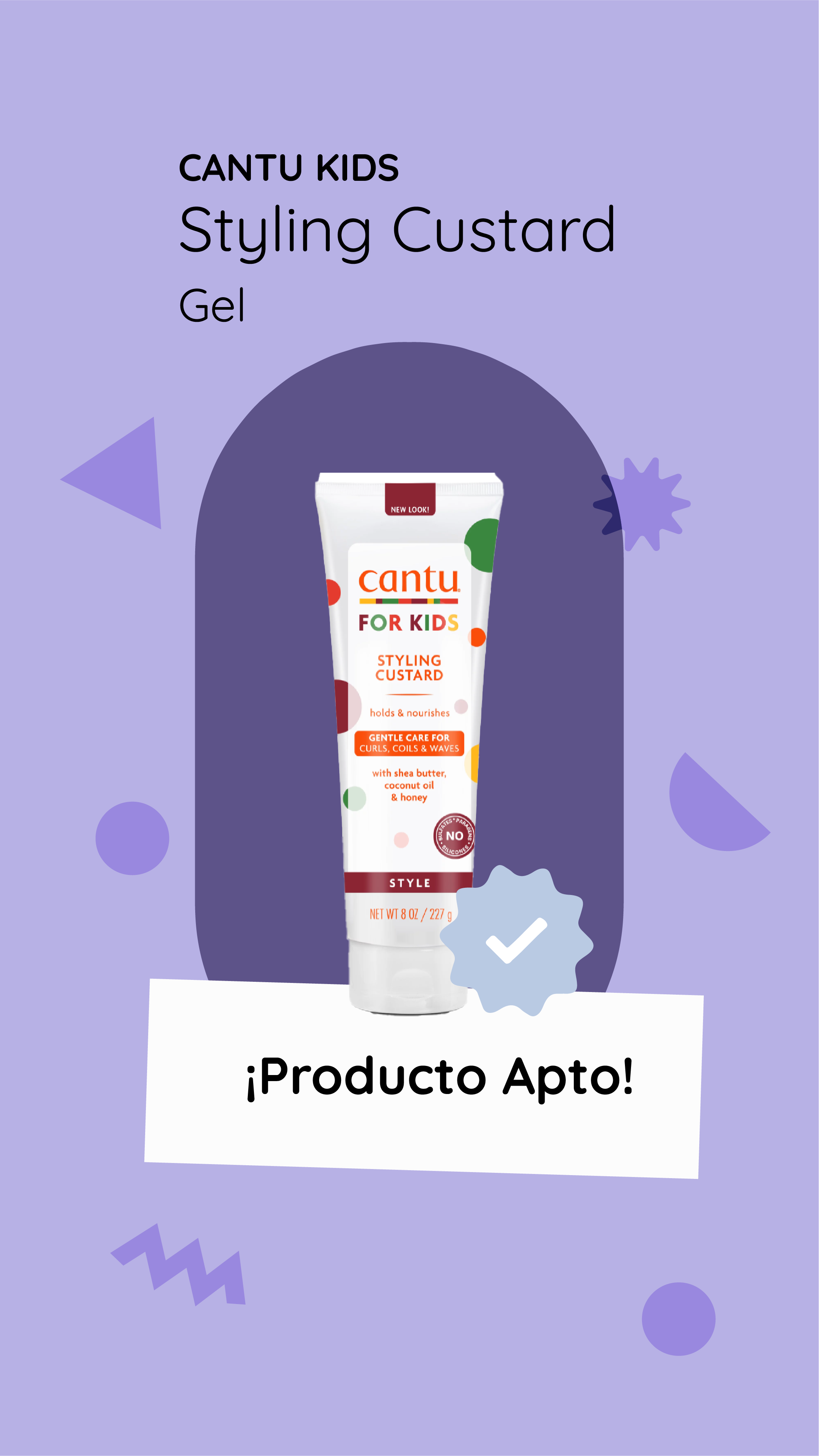 ¿Cantu Kids Styling Custard es apto para el Método Curly?